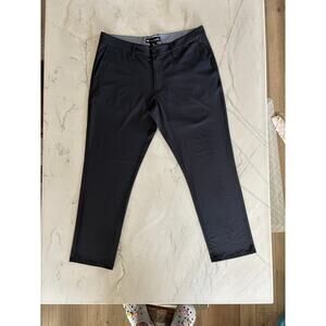 Travis Mathew Black Open to Close Pants Size 36 Golf Core Business Casual